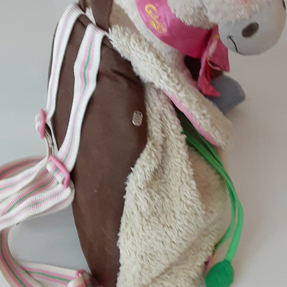 Diddl Galupy Horse Plush, Depesche Germany, crown, pink ribbon, 14" -RARE - Picture 11 of 11